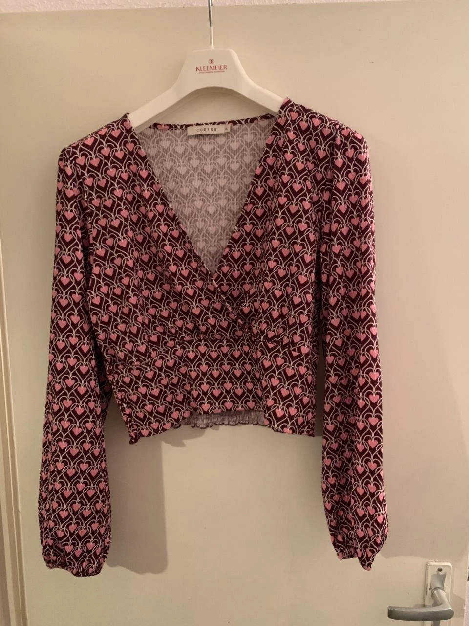 Meerkleurige croptop van Costes. Maat XL.
